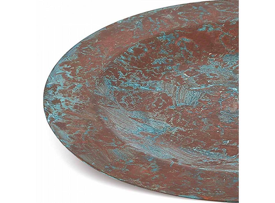 Tapete de mesa de cobre estanhado verde ou marrom 6 peças 28 cm - Rocho Viadurini