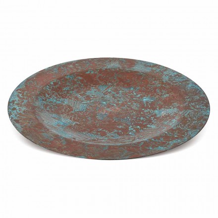 Tapete de mesa de cobre estanhado verde ou marrom 6 peças 28 cm - Rocho Viadurini