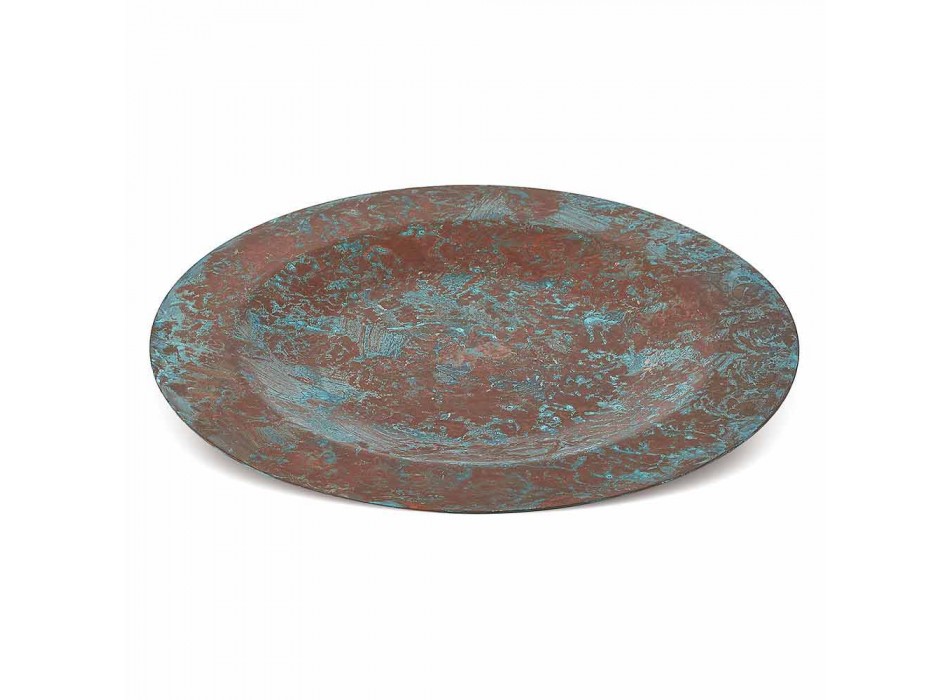 Tapete de mesa de cobre estanhado verde ou marrom 6 peças 28 cm - Rocho Viadurini