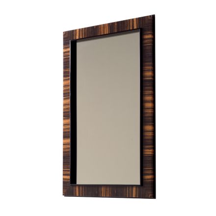 Espelho de parede / piso em madeira de ébano Grilli Zarafa made in Italy Viadurini
