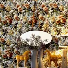 Espelho de parede / piso em madeira maciça Grilli York made in Italy Viadurini