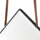 Espelho de parede / piso em madeira maciça Grilli York made in Italy Viadurini