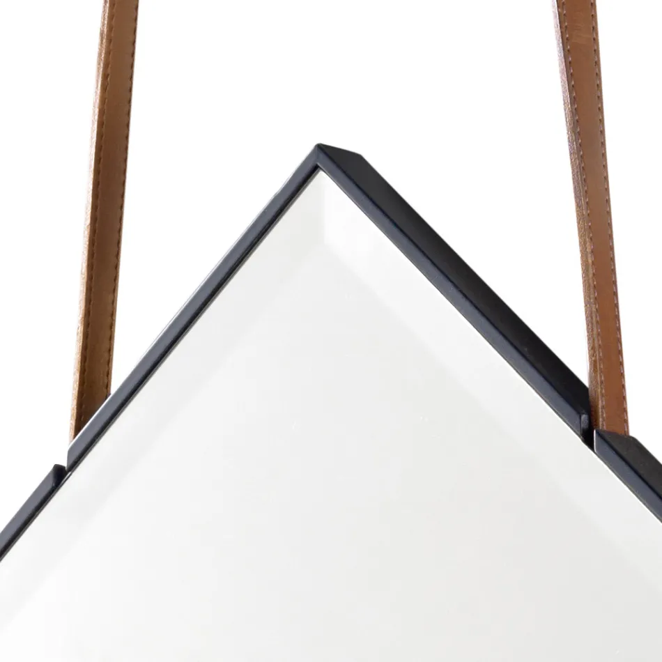 Espelho de parede / piso em madeira maciça Grilli York made in Italy Viadurini