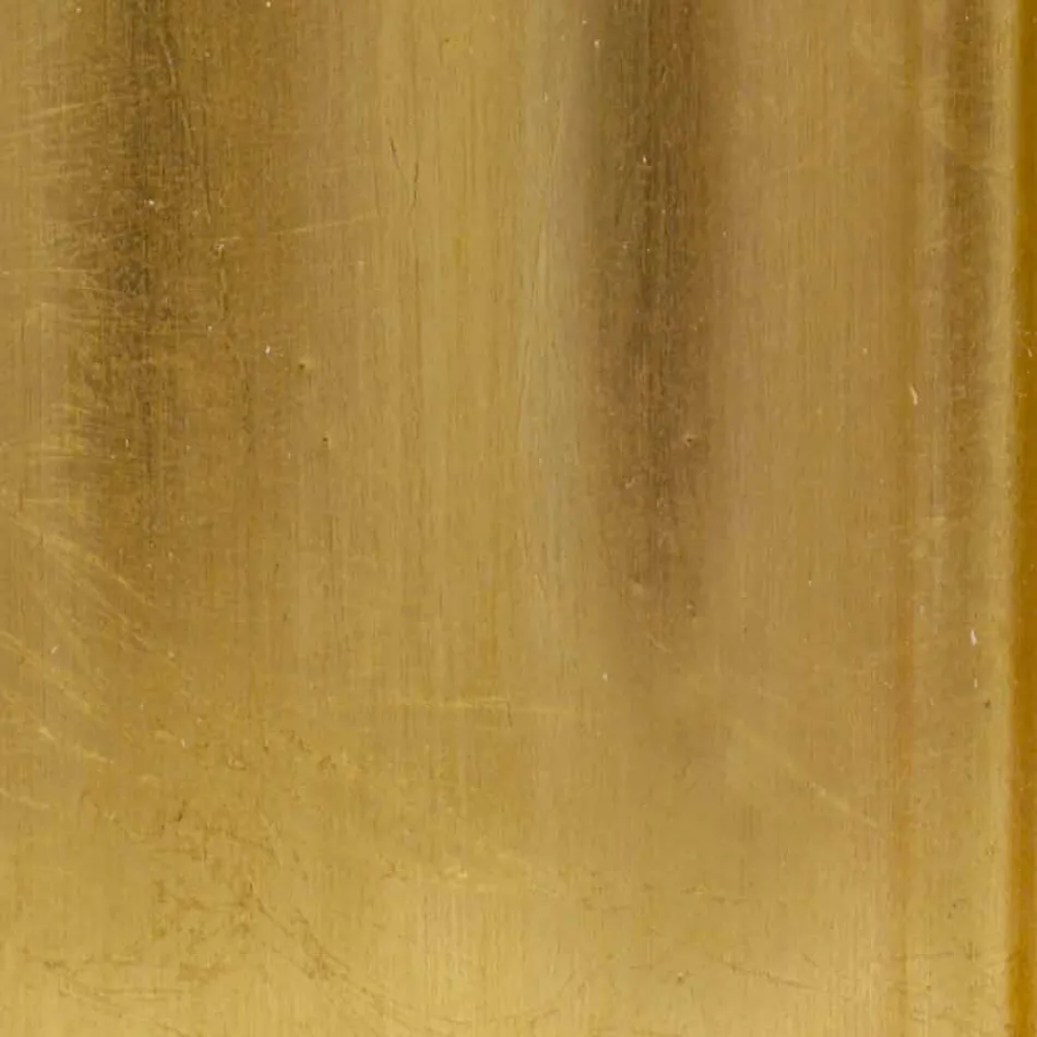 Espelho de parede feito à mão retangular em madeira, produzido na Itália, Simone Viadurini