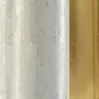 Espelho de parede de madeira de ouro / prata, completamente feito à mão na Itália, Michele Viadurini