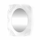 Espelho de parede transparente diva design moderno, feito na Itália Viadurini