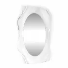 Espelho de parede transparente diva design moderno, feito na Itália Viadurini