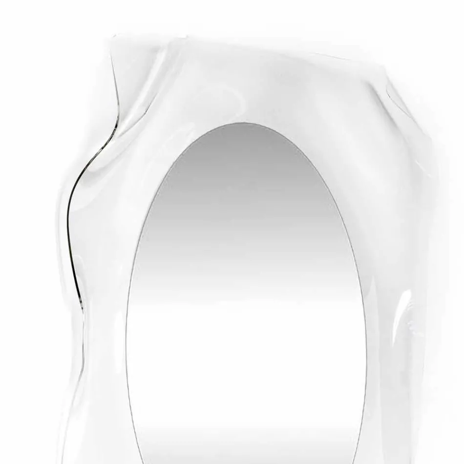 Espelho de parede transparente diva design moderno, feito na Itália Viadurini