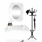 Espelho de parede transparente diva design moderno, feito na Itália Viadurini