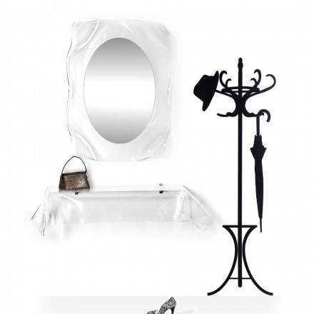 Espelho de parede transparente diva design moderno, feito na Itália Viadurini