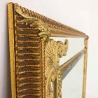 Espelho de parede retangular em madeira, produzido na Itália, Valentino Viadurini