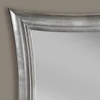 Espelho de parede feito à mão retangular de madeira Sandro, produzido na Itália Viadurini