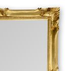 Espelho com moldura de madeira decorada à mão Made in Italy - Venus Viadurini