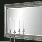 Claudio espelho de parede de madeira artesanal design moderno, feito na Itália Viadurini