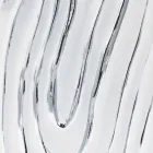 Espelho de parede em ouro, branco e prata em madeira, Eugenio, produzido na Itália Viadurini