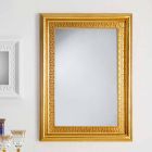 Espelho de parede design com moldura de madeira Viva, 96x132 cm Viadurini