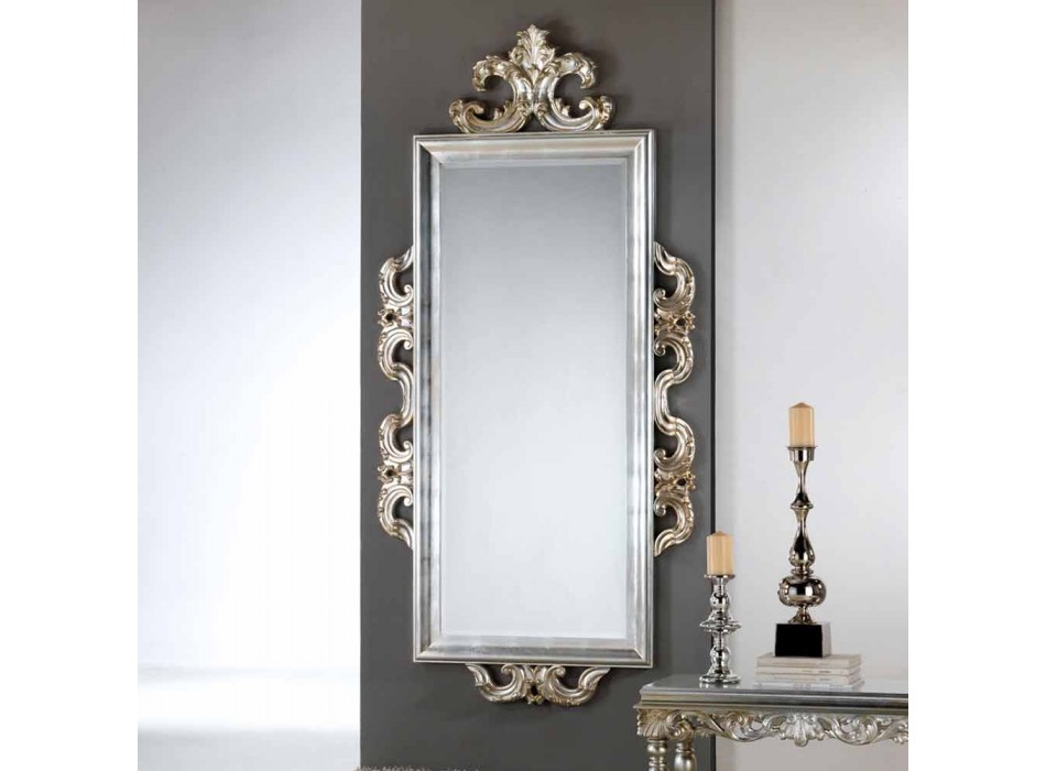 Espelho de parede com design Guy, 118x240 cm, feito na Itália Viadurini