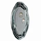 Espelho de parede de cristal fabricado na Itália - Pescara Viadurini