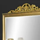 Espelho de parede moderno feito de madeira, produzido completamente na Itália, Kevin Viadurini