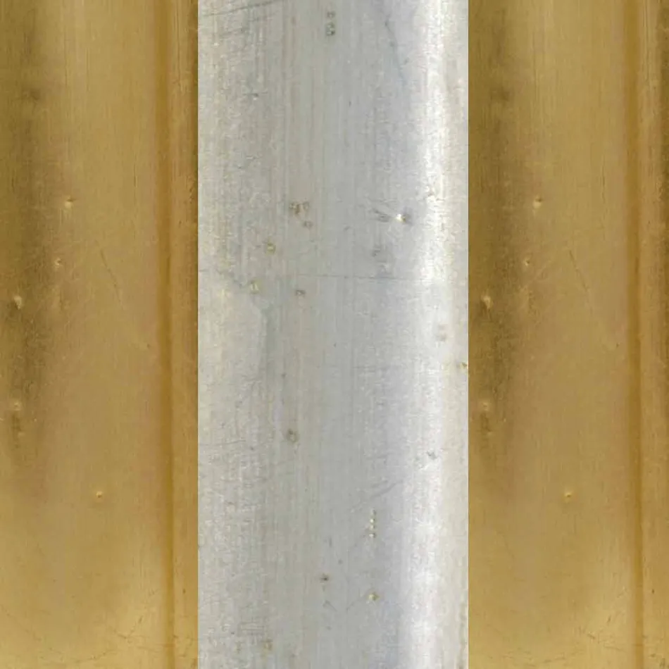 Espelho de assoalho de madeira Ayous com pedestal, produzido na Itália, Jonni Viadurini