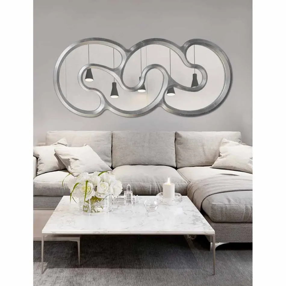 Espelho de parede feito à mão na Itália Teo Viadurini