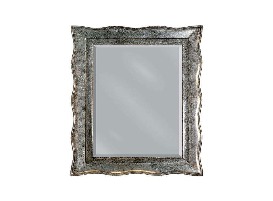 Espelho em Folha de Prata e Espelho Chão Made in Italy - Rongo Viadurini