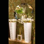 Espelho parede moderna pelo design tridimensional Diamond Viadurini