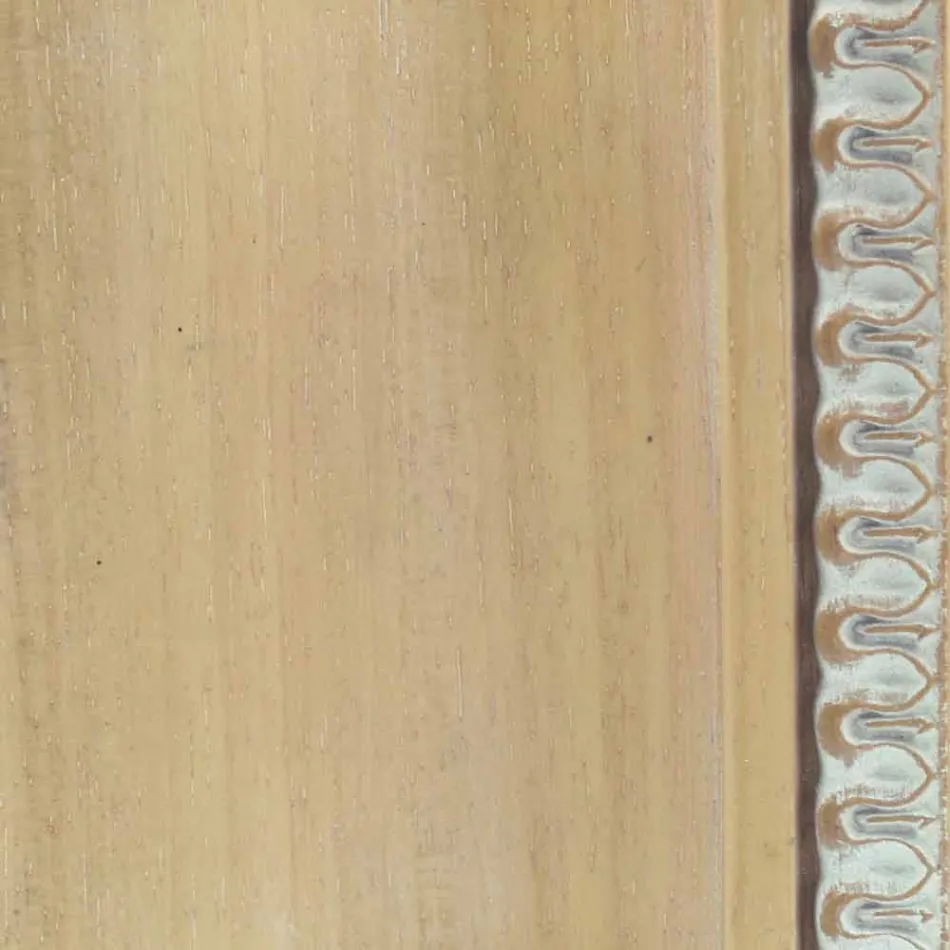 Espelho de parede feito à mão de madeira, completamente produzido na Itália, Cristian Viadurini