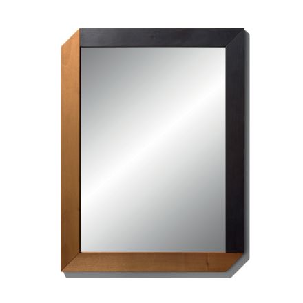 Espelho Retangular com Moldura de Madeira da Made in Italy Design - Cira Viadurini