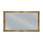 Espelho Retangular em Folha de Ouro com Espelho Chão Made in Italy - Pele Viadurini