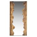 Espelho de vidro retangular com moldura de madeira maciça - Nikos