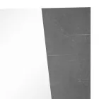 Espelho de parede com design italiano de madeira ardósia branca brilhante - Joris Viadurini