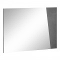 Espelho de parede com madeira branca brilhante ou ardósia com design italiano - Joris