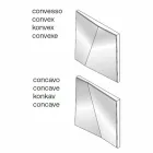 Espelho de parede modular com espelhos côncavos e convexos fabricados na Itália - alergia Viadurini