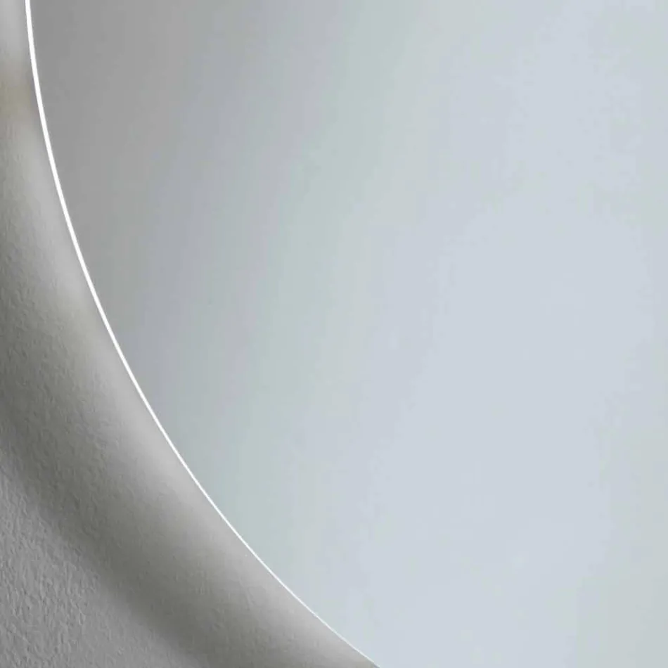 Espelho redondo retroiluminado com LED Made in Italy - Ronda Viadurini