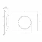 Espelho de banheiro de parede com iluminação LED - Dotta Viadurini