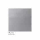 Espelho de banheiro em Imitação de alumínio com luz de fundo Made in Italy - Palau Viadurini