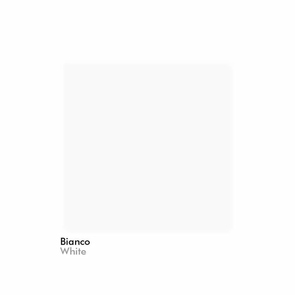 Espelho de banheiro em Imitação de alumínio com luz de fundo Made in Italy - Palau Viadurini