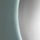 Espelho de parede redondo mínimo para banheiro com luz LED 4000K fabricado na Itália - Roteo Viadurini