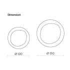 Espelho de bronze com moldura de vidro fumê, fabricado na Itália - Anselma Viadurini