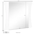 Quarto Espelho ou Parede de Entrada em Arco Design 2 Tamanhos - Sabine Viadurini