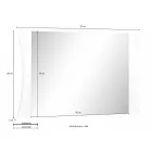 Quarto Espelho ou Parede de Entrada em Arco Design 2 Tamanhos - Sabine Viadurini