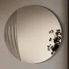 Espelho circular em dois tamanhos e duas cores, fabricado na Itália - Auren Viadurini