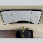 Espelho com 2 faces móveis e espelho de ampliação Made in Italy - Nelson Viadurini