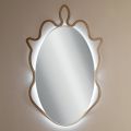 Espelho com Estrutura Metálica e LEDs Integrados Fabricado na Itália - Leonardo