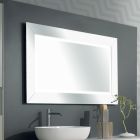 Espelho com Moldura Colorida e LED Fabricado na Itália - Newton Viadurini