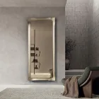 Espelho com moldura especial disponível em 3 tamanhos e 2 cores - Carolina Viadurini