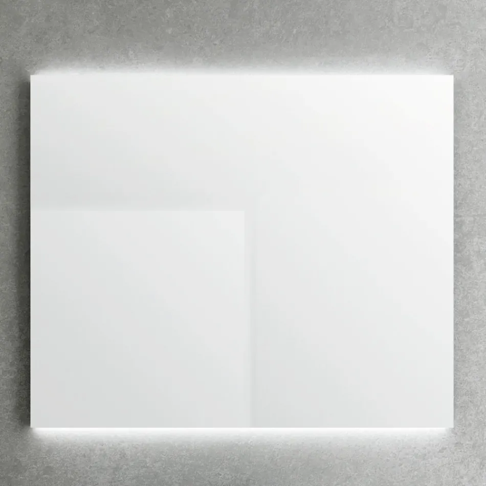 Espelho com retroiluminação nas laterais horizontais Fabricado na Itália - Sigmund Viadurini