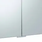 Espelho Container com 3 Portas com 9 Prateleiras Internas e Iluminação LED - Catraca Viadurini