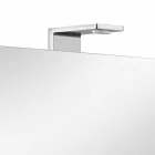 Recipiente de espelho com 4 portas de cristal com 12 prateleiras e 4 luzes LED - Maxi Viadurini